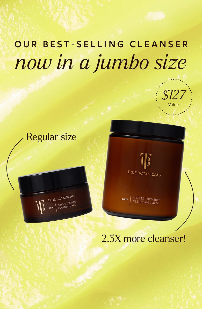 True Botanicals Ginger Turmeric Cleansing Balm (Nordstrom Exclusive) $127 Value, Alternate, color, 