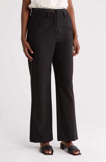 Ellen Tracy Pull-On Satin Trousers