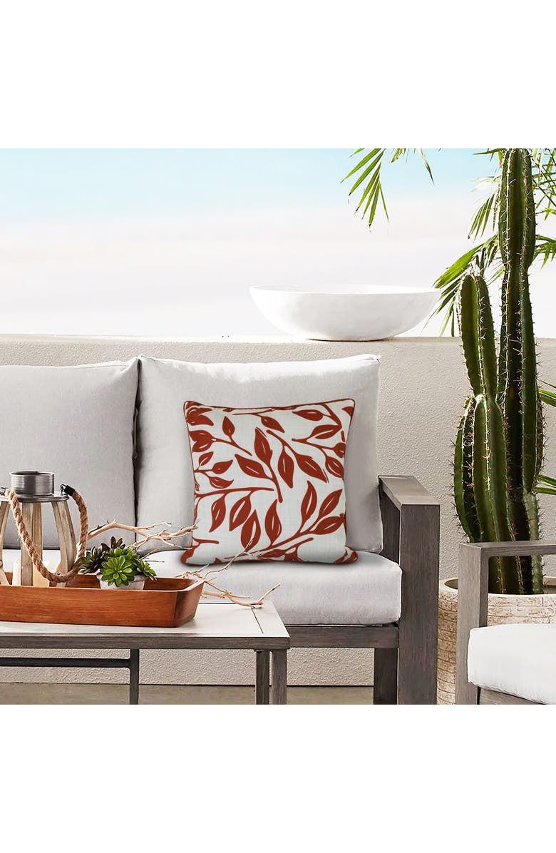 Outdoor Decor by Commonwealth Outdoor Throw Pillow, Alternate, color, Red