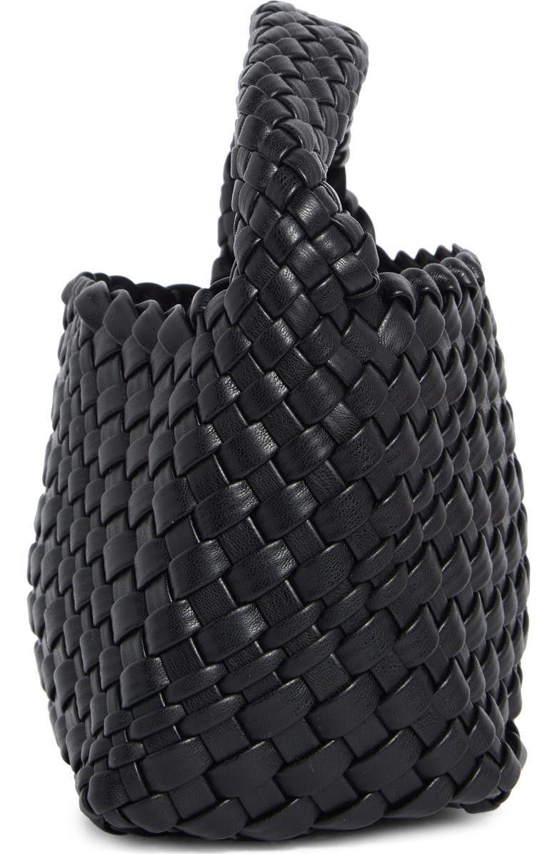 Melie Bianco Sylvie Woven Handbag, Alternate, color, Black