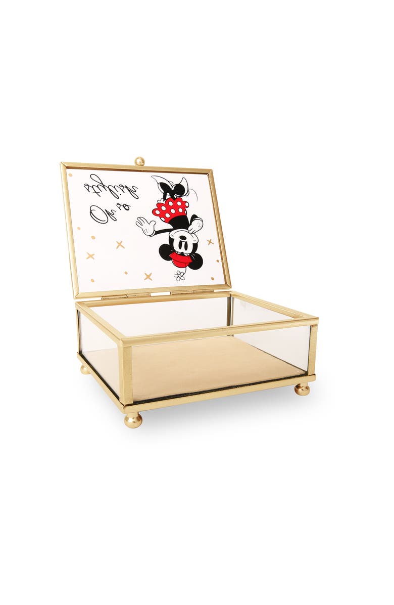 Disney "Oh So Stylish" Glass Box, Alternate, color, Gold, Clear