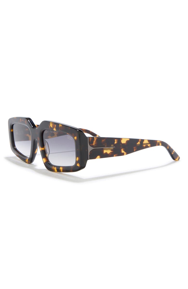 DEZI Read the Room Gradient Square Sunglasses, Alternate, color, Tortoise / Smoke Gradient