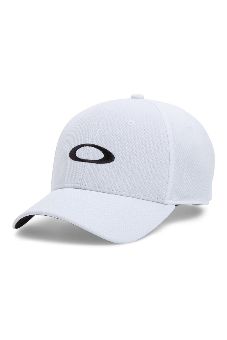 Golf Ellipse Embroidered Baseball Cap, Main, color, WHITE