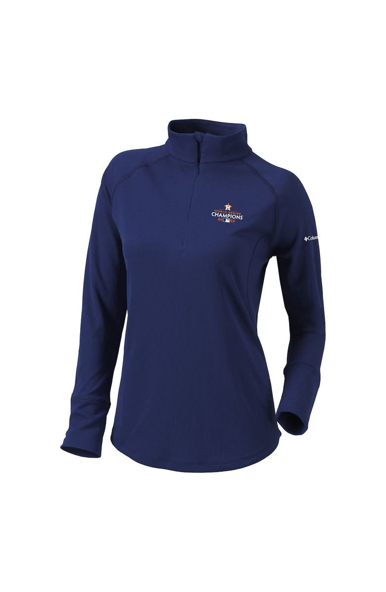 Columbia Women's Columbia Navy Houston Astros 2022 World Series Champions Flop Shot Half-Zip Pullover Jacket, Alternate, color, 