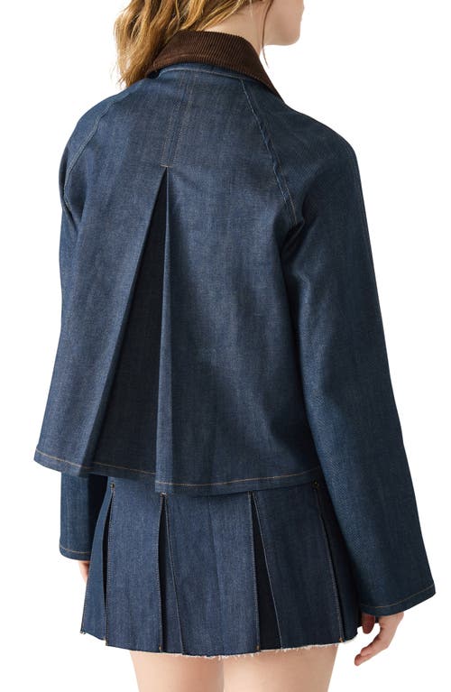 Steve Madden Justina Denim Jacket In Blue