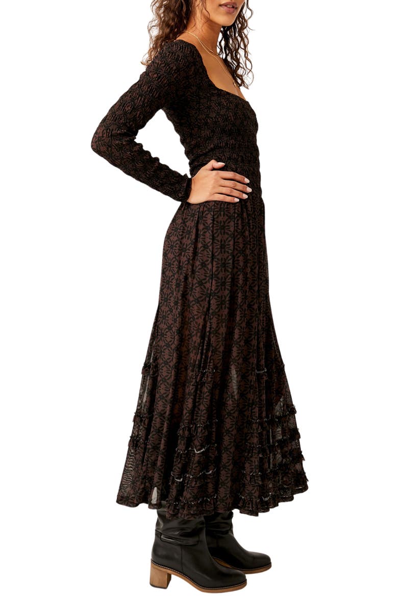 Free People It's Fate Long Sleeve Maxi Dress, Alternate, color,