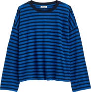 Madewell Easy Stripe Long Sleeve Top