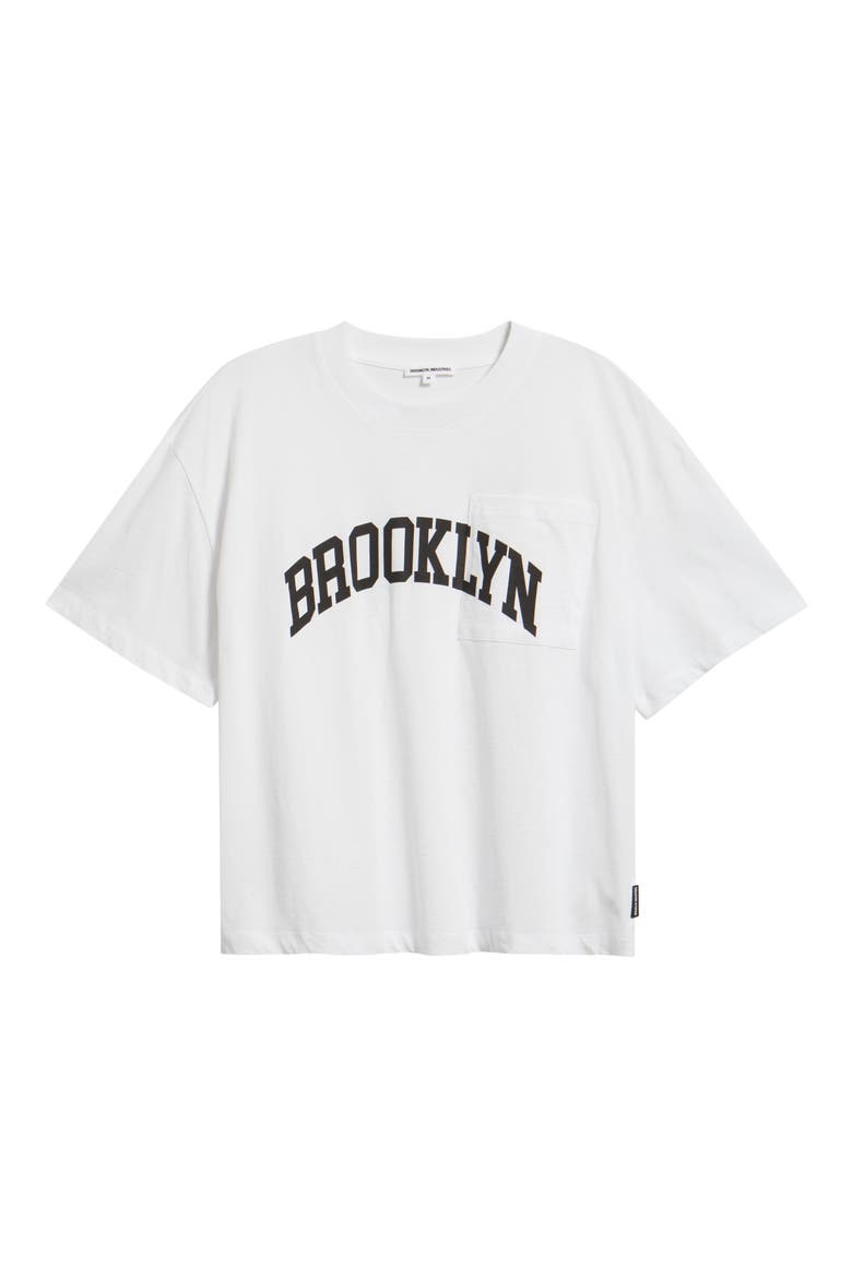 Brooklyn Cotton Pocket T-Shirt, Alternate, color, WHITE