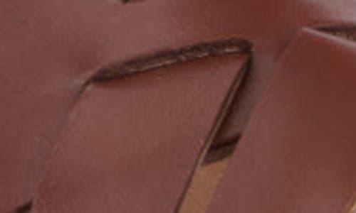 Aquatalia Diana Luxe Water Repellent Platform Sandal In Brown