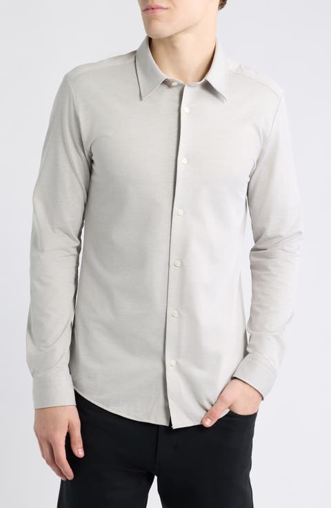 P-Roan Long Sleeve Slim Fit Performance Shirt