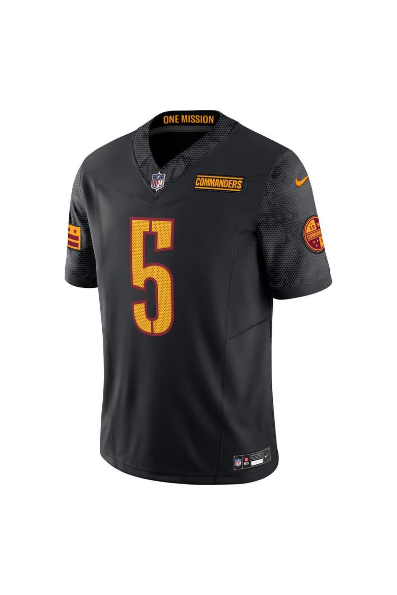Men's Nike Jayden Daniels Black Washington Commanders Vapor F.U.S.E. Limited Jersey, Alternate, color, Black