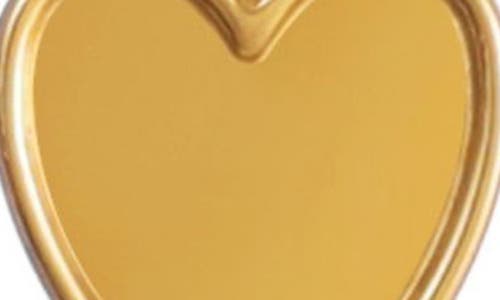 Adornia Set Of 2 Oval Link Chain & Heart Pendant Necklaces In Gold