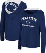 COLOSSEUM Women's Colosseum Navy Penn State Nittany Lions Catalina Hoodie Long Sleeve T-Shirt