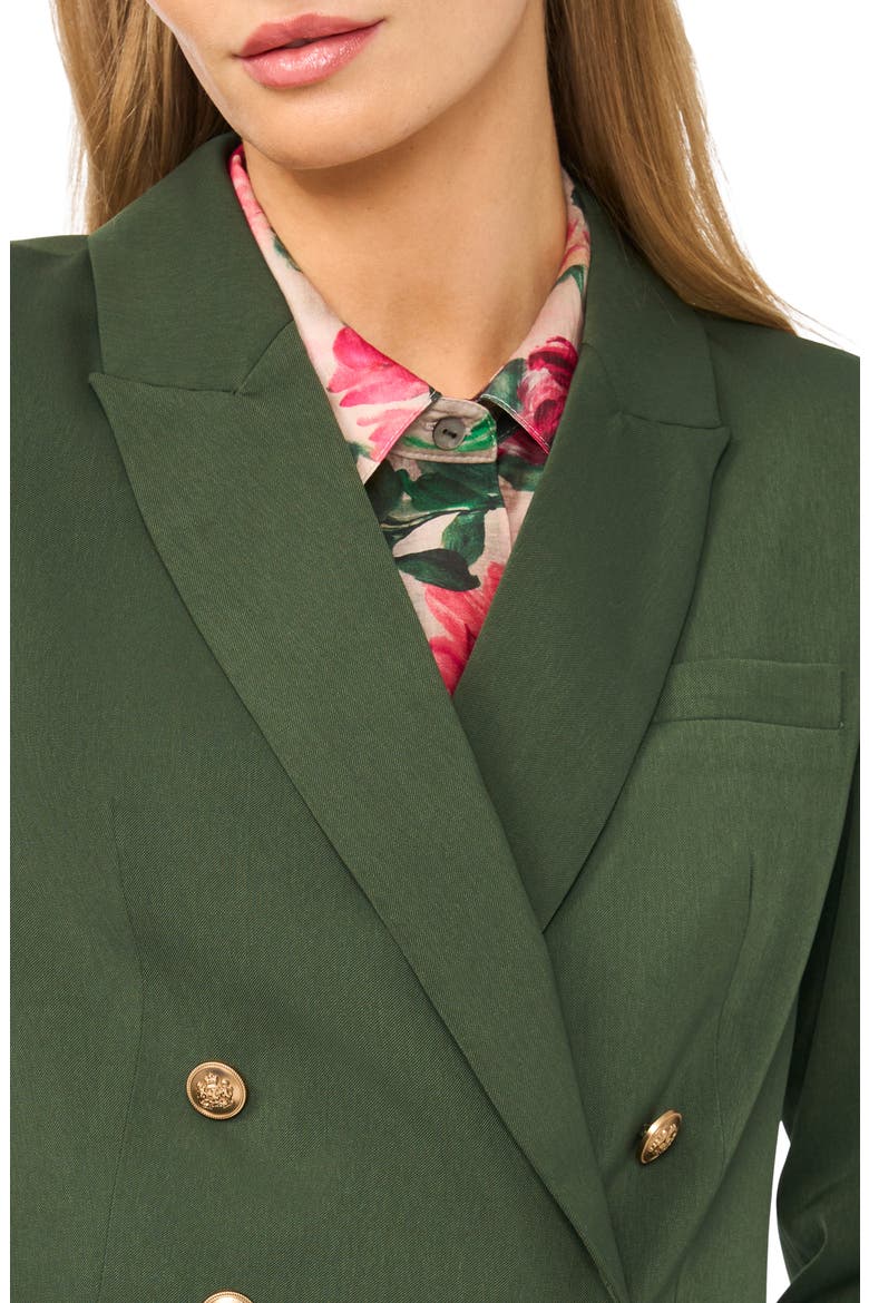 Double Breasted Blazer, Alternate, color, MIDNIGHT SAGE