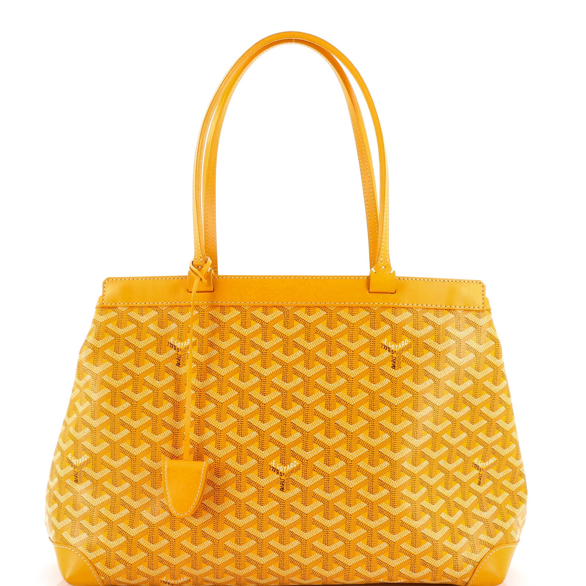 Pre-Owned Goyard Bellechasse Bag Coated Canvas GM, Main, color, 