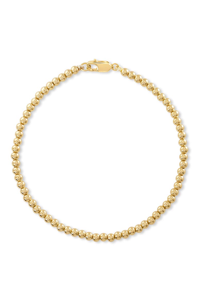 Beaded Ball Bracelet, Alternate, color, GOLD