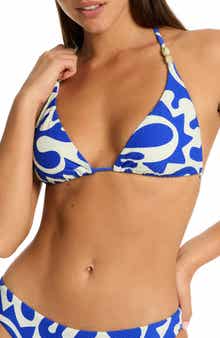 Sea Level Seascape Triangle Bikini Top