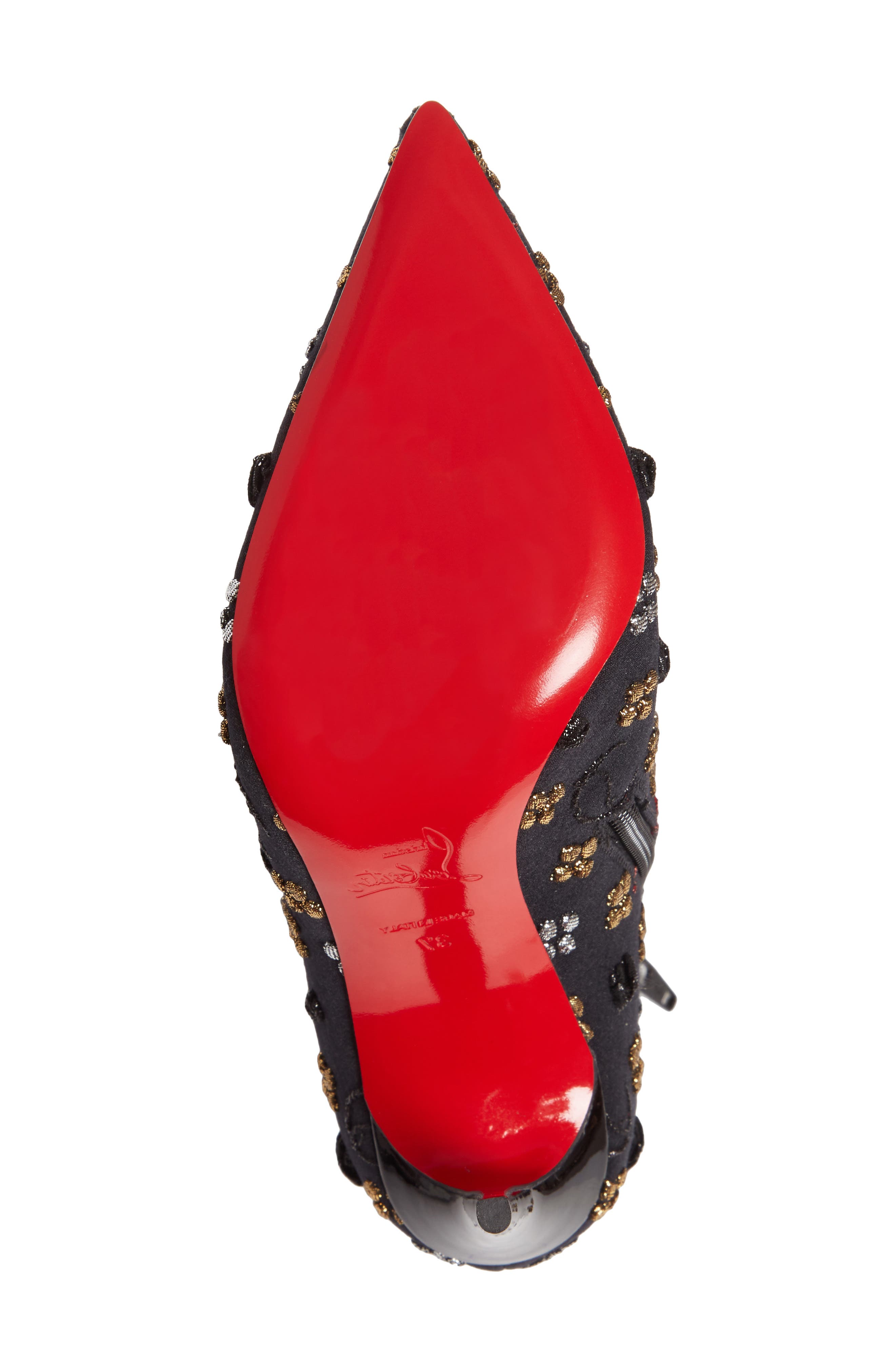 Christian Louboutin So Kate Logo Bootie, Alternate, color, 