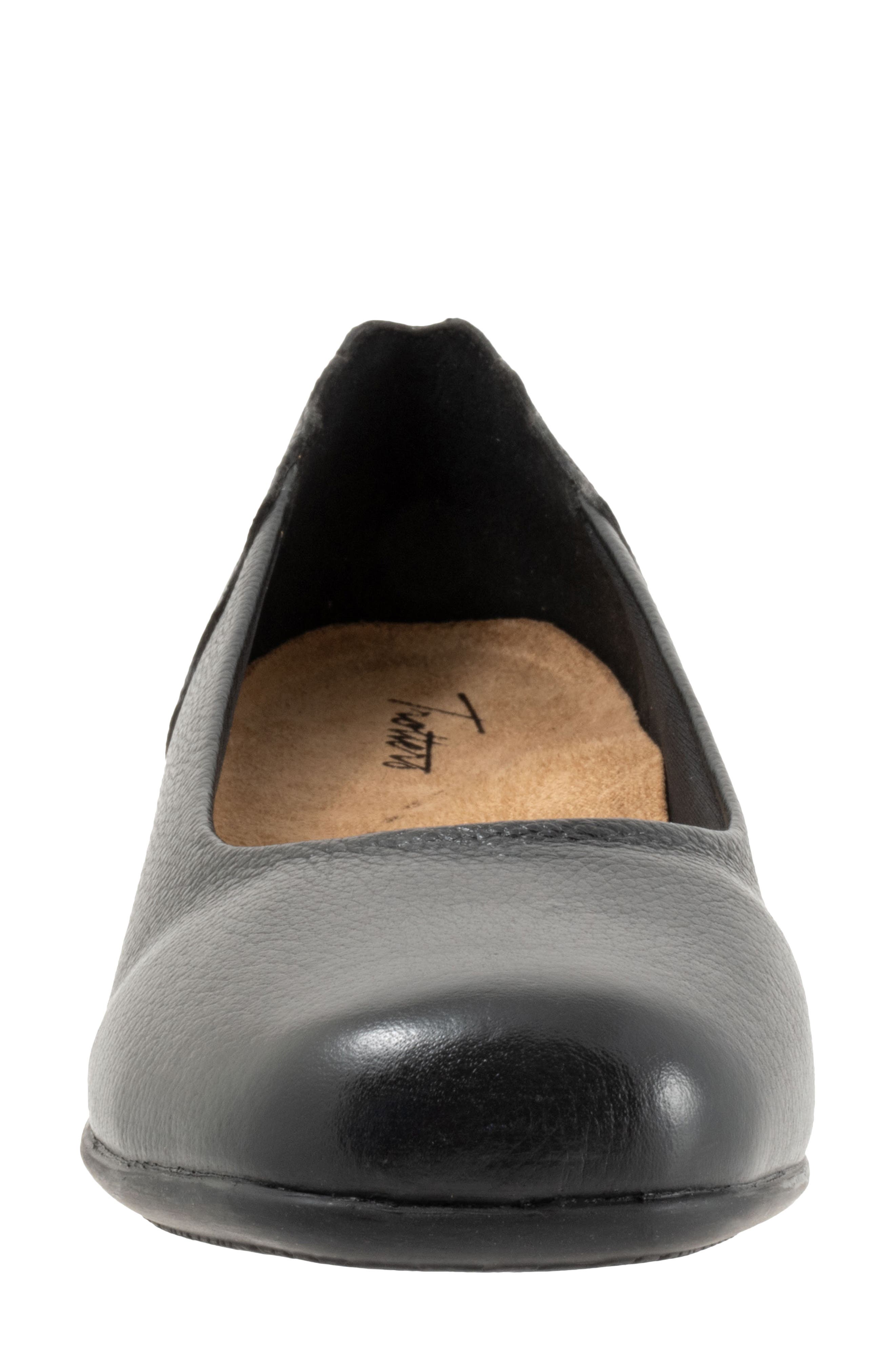 Trotters Sunny Flat, Alternate, color, Black