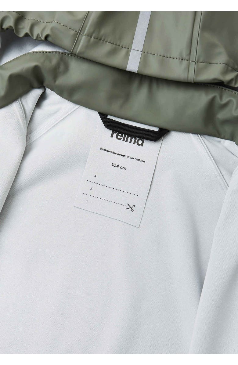 Reima Lampi Raincoat, Alternate, color, Greyish Green
