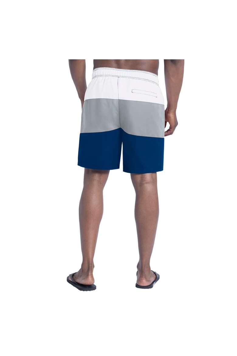 Men's G-III Sports by Carl Banks  Royal/Gray Indianapolis Colts Sunrise Volley Swim Shorts, Alternate, color, Royal