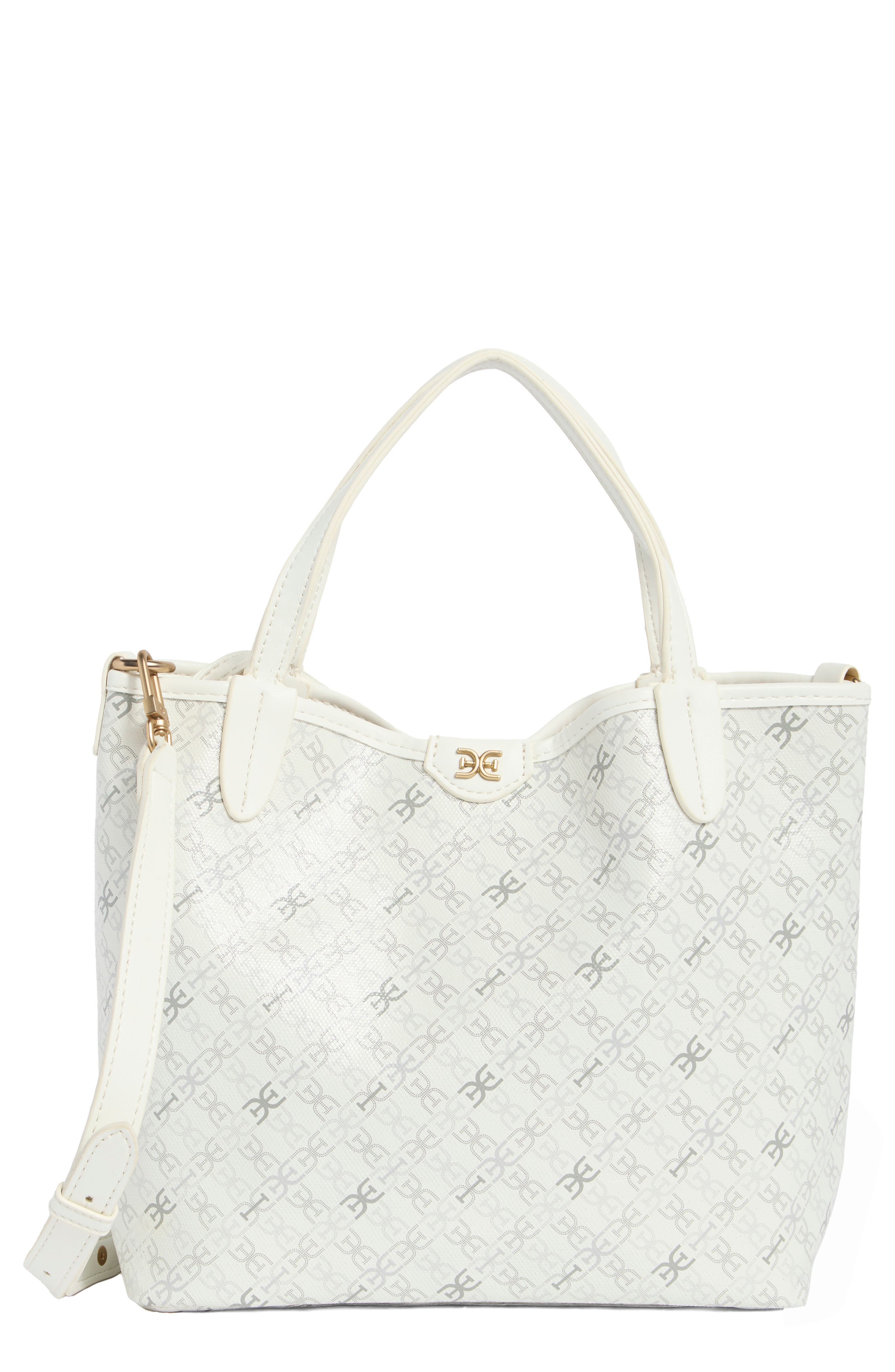 Sam Edelman Harper Mongram Mini Shopper Tote & Pouch