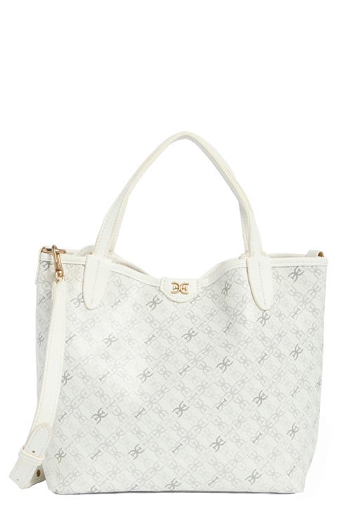 Harper Mongram Mini Shopper Tote & Pouch