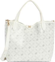 Sam Edelman Harper Mongram Mini Shopper Tote & Pouch