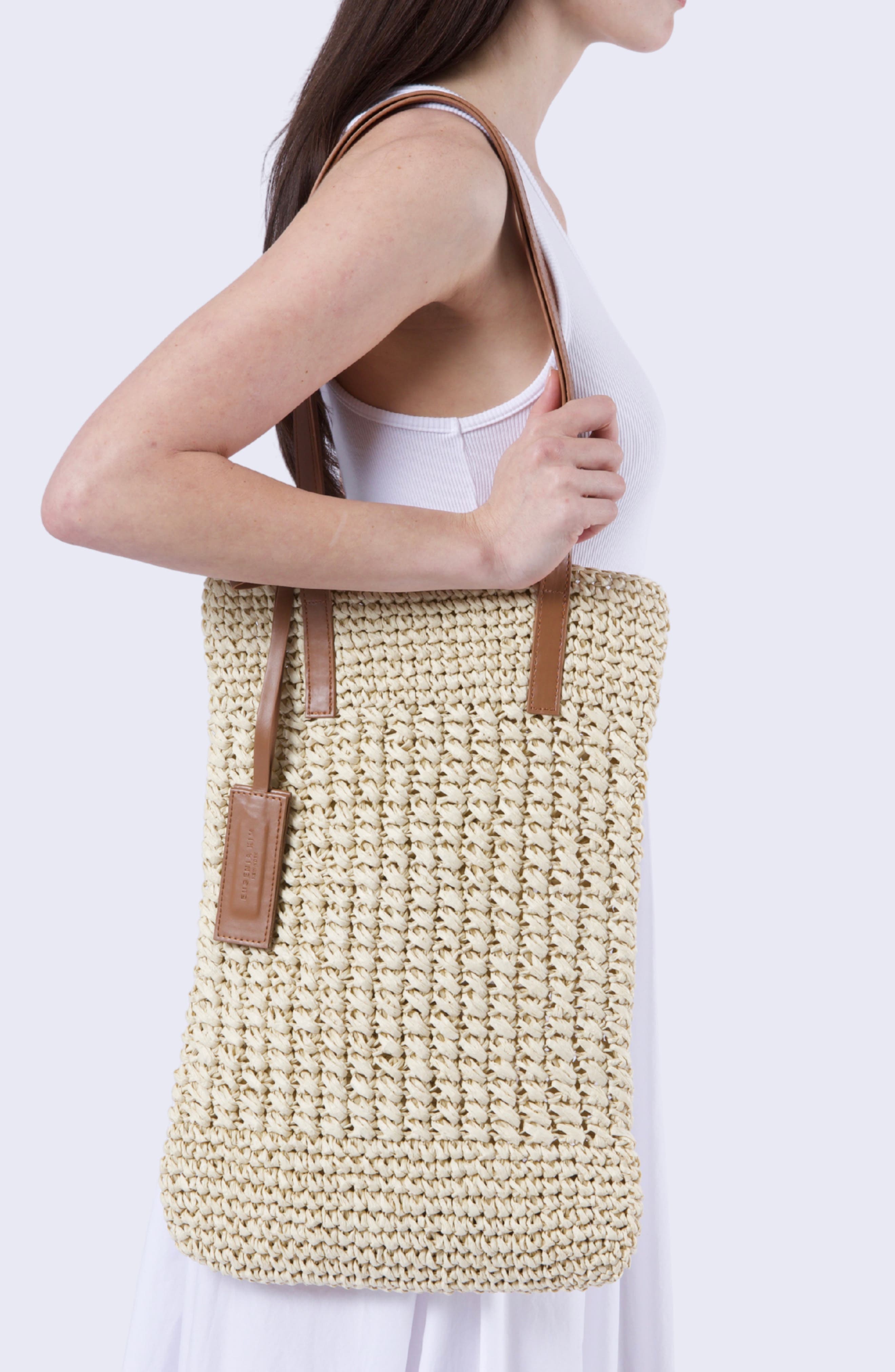 Chelsea Straw Tote, Alternate, color, NATURAL