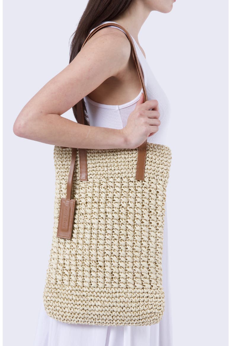 Chelsea Straw Tote, Alternate, color, NATURAL