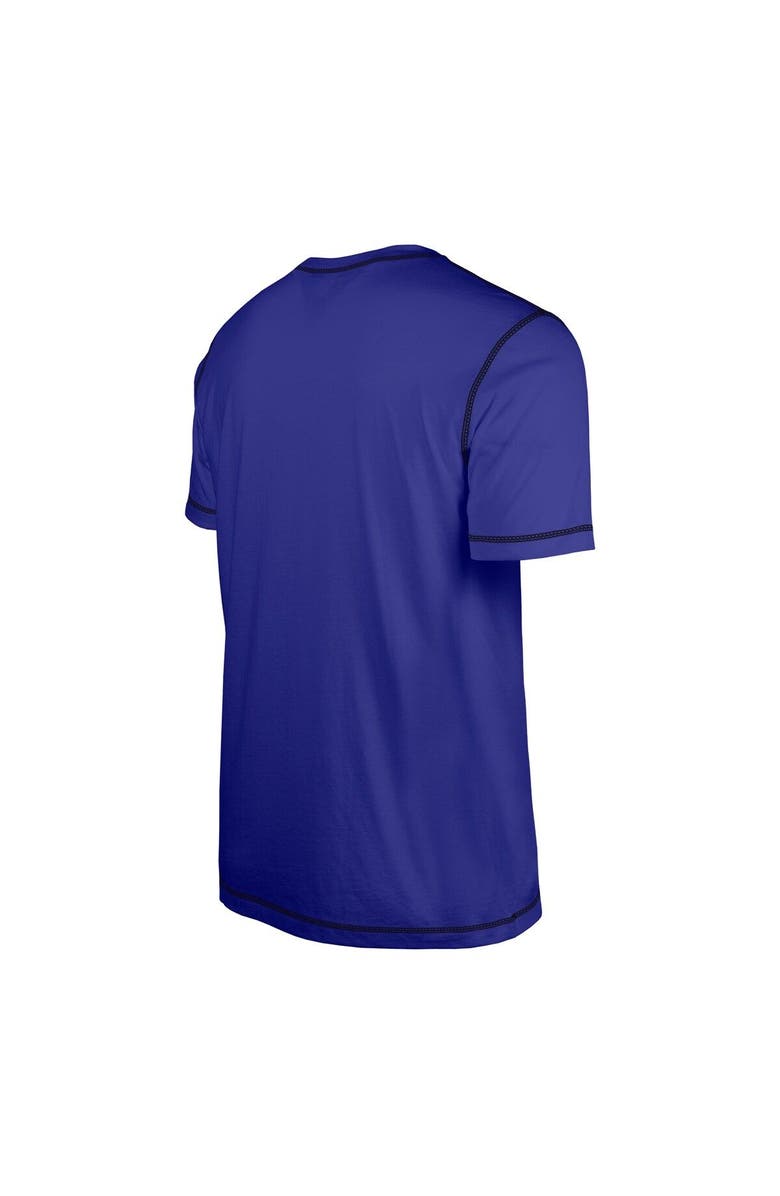 New Era Men's New Era  Purple Baltimore Ravens Third Down Puff Print T-Shirt, Alternate, color, Purple