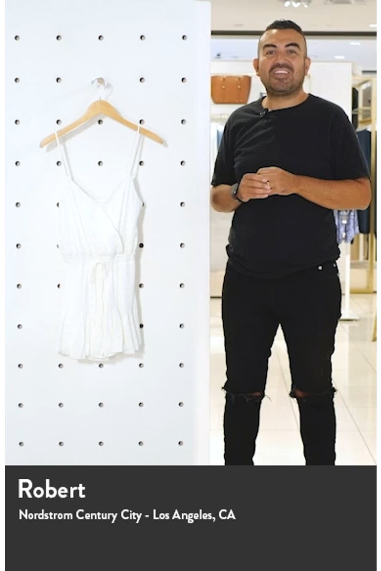 Godet Hem Eyelet Romper video