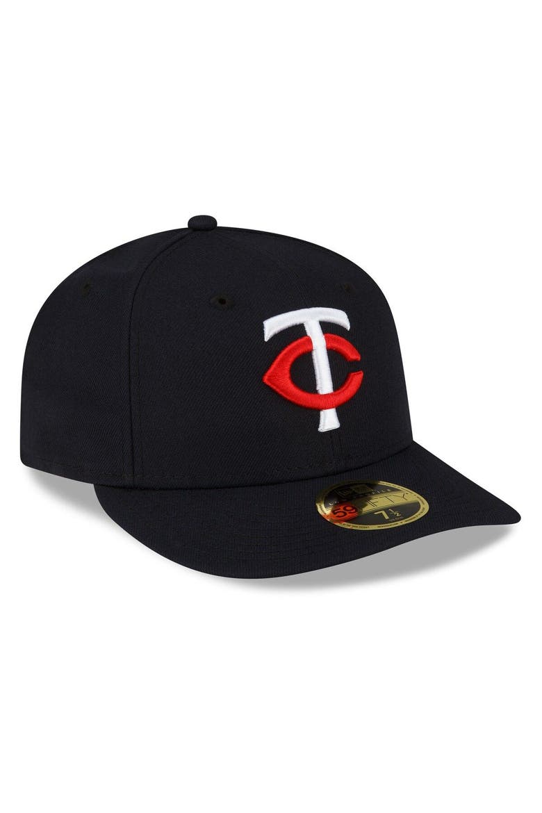 Men's New Era  Navy Minnesota Twins 2023 Authentic Collection Low Profile  Home 59FIFTY Fitted Hat, Alternate, color, Navy