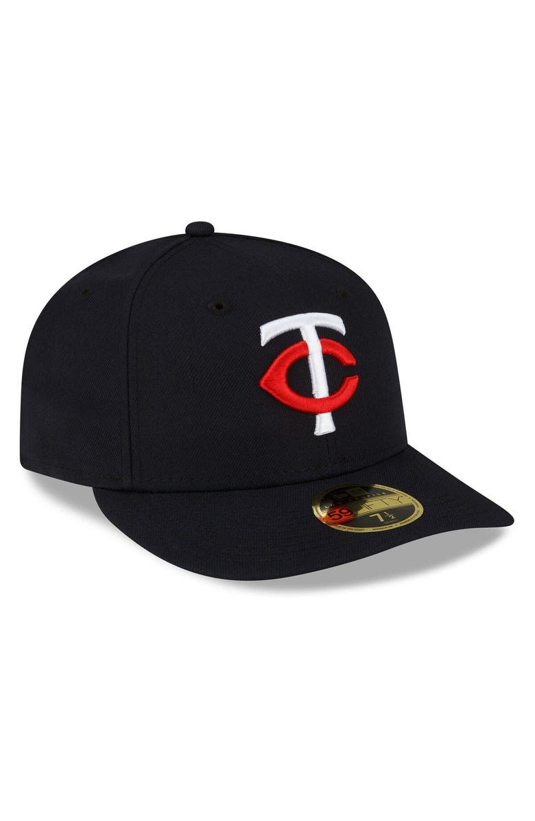 New Era Men's New Era Navy Minnesota Twins 2023 Authentic Collection Low Profile Home 59FIFTY Fitted Hat, Alternate, color, Navy