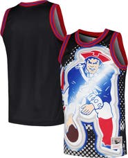 Mitchell & Ness Men's Mitchell & Ness Black New England Patriots Big Face 7.0 Fashion Tank Top