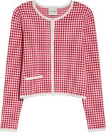 POSSE Micah Gingham Cardigan