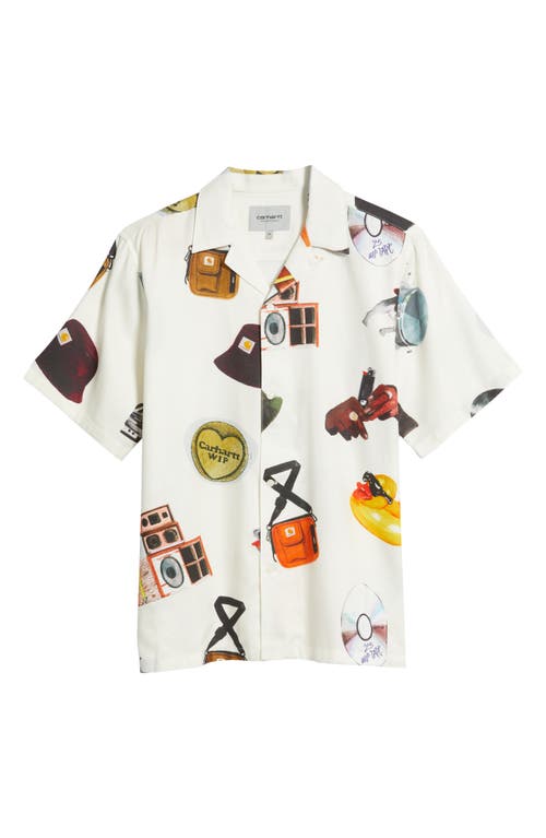 Carhartt Printed Poplin S/s Isis Maria Dinner Shirt