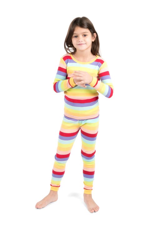 Kids Two-Piece Striped Cotton Matching Family Pajamas (Toddler, Little Kid & Big Kid)
