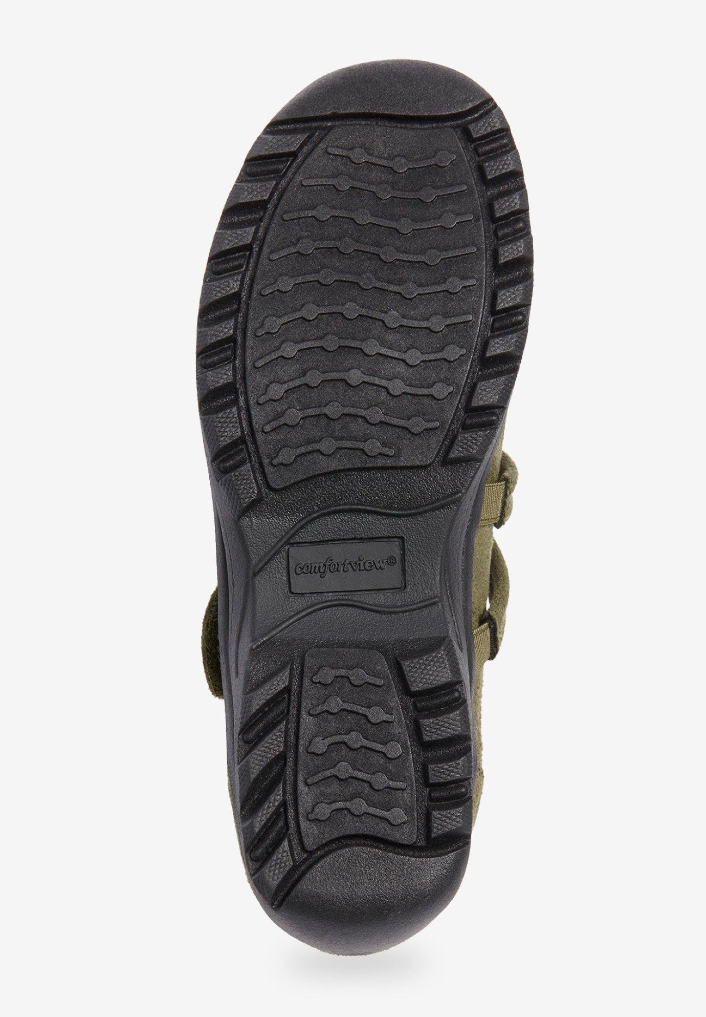 Comfortview The Keylani Flat, Alternate, color, Dark Olive