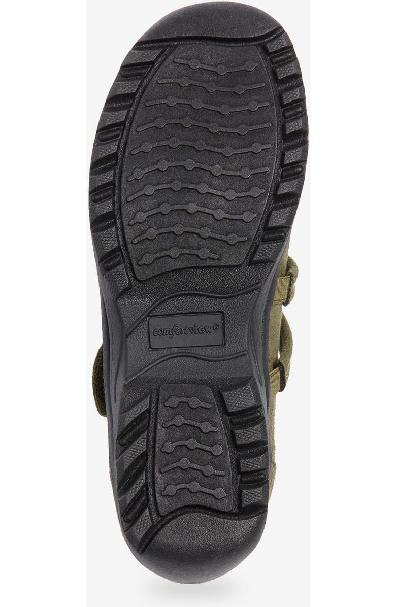 Comfortview The Keylani Flat, Alternate, color, Dark Olive