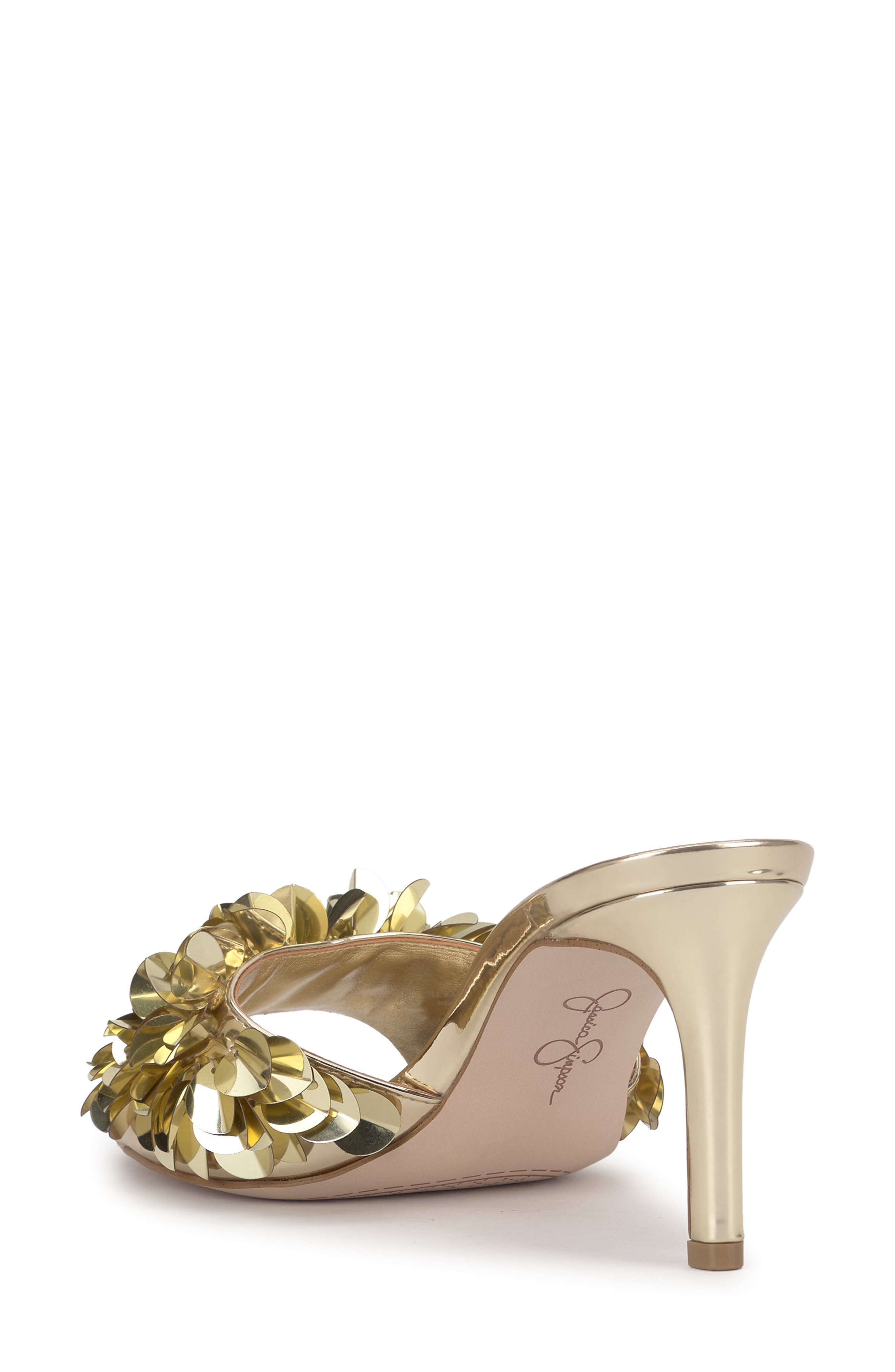 Jessica Simpson Palora Slide Sandal, Alternate, color, Light Gold