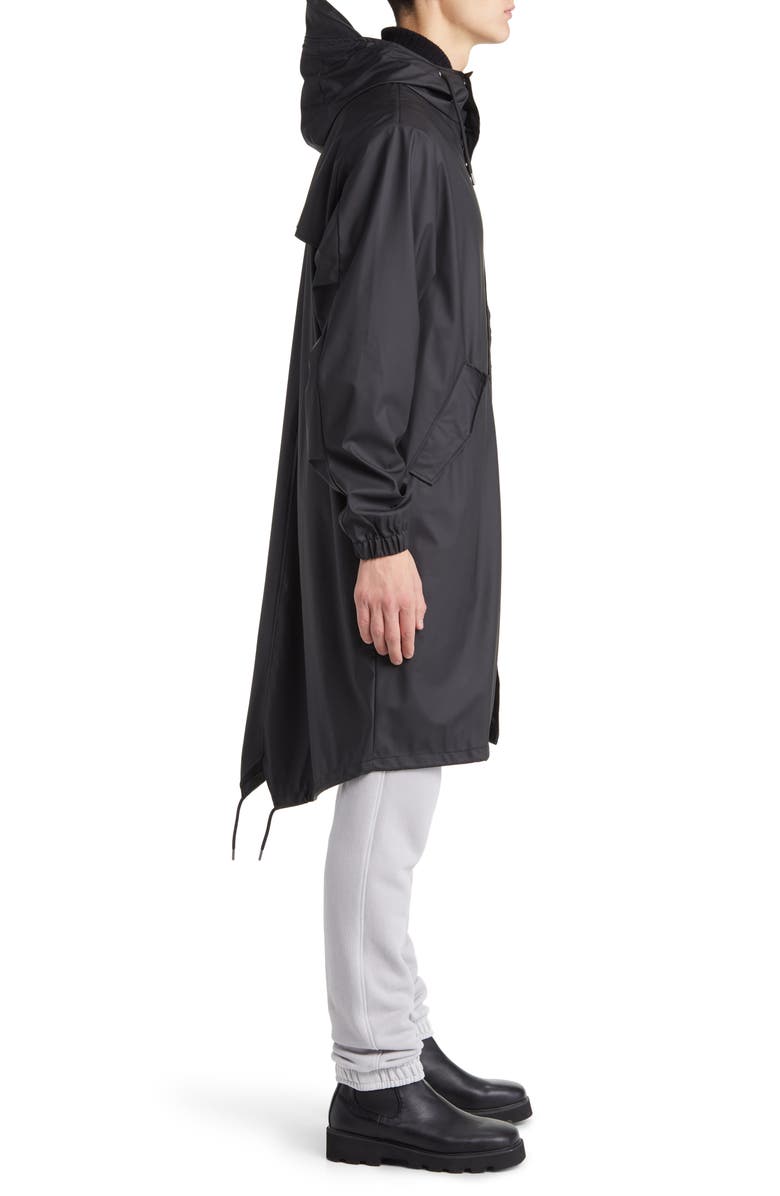 Rains Waterproof Fishtail Parka, Alternate, color,