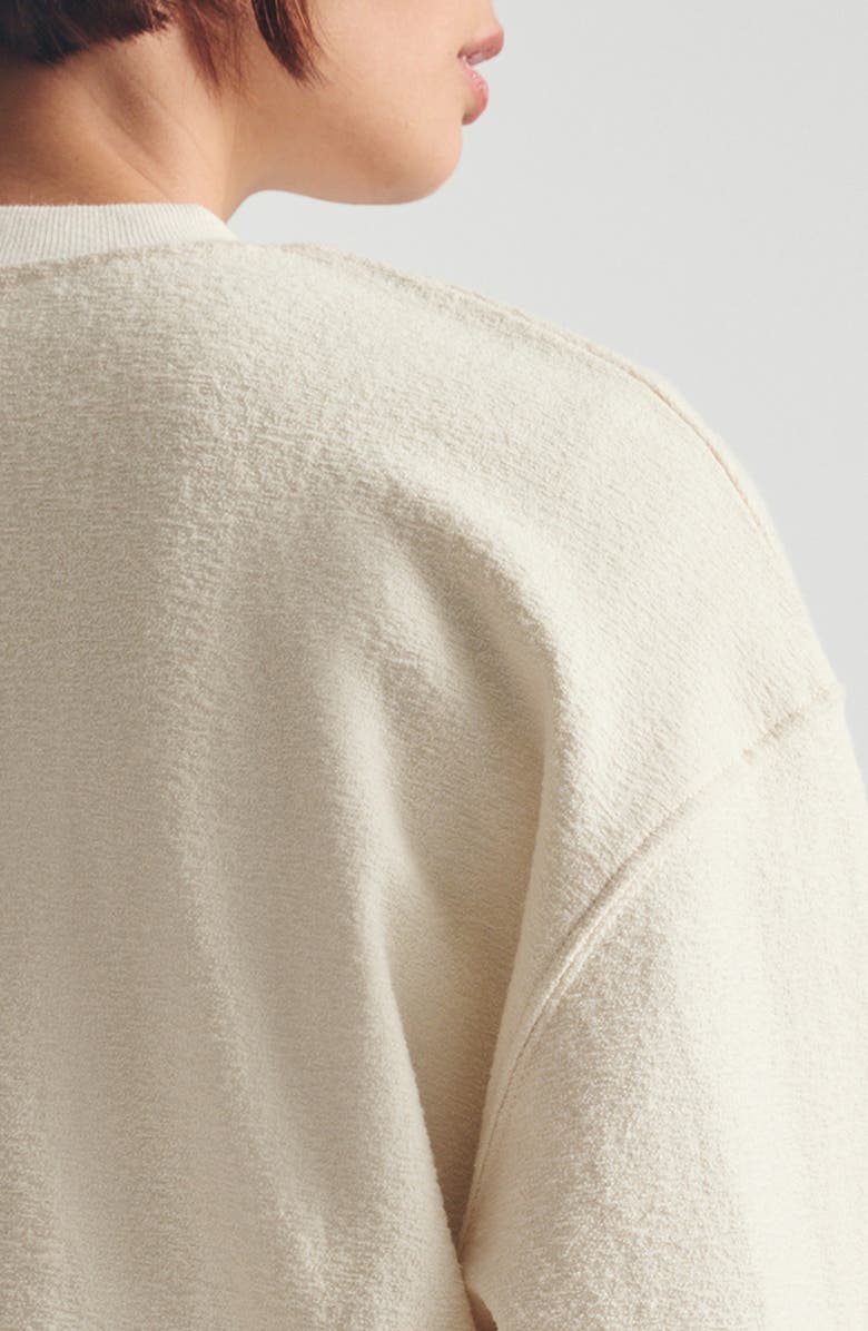 Brooklyn Industries Logo Crewneck Sweatshirt, Alternate, color, Turtledove