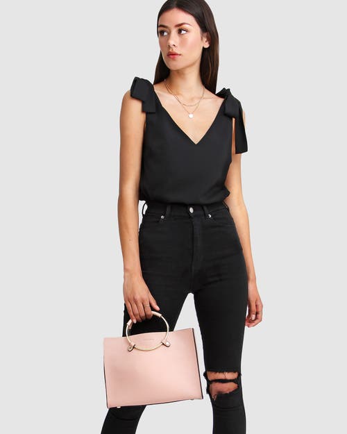 Belle & Bloom Feel For You V-neck Top In Black