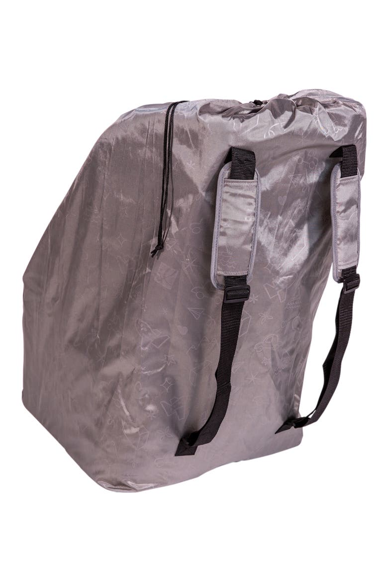 Gate Check Car Seat & Single Stroller Bags Set, Alternate, color, GREY