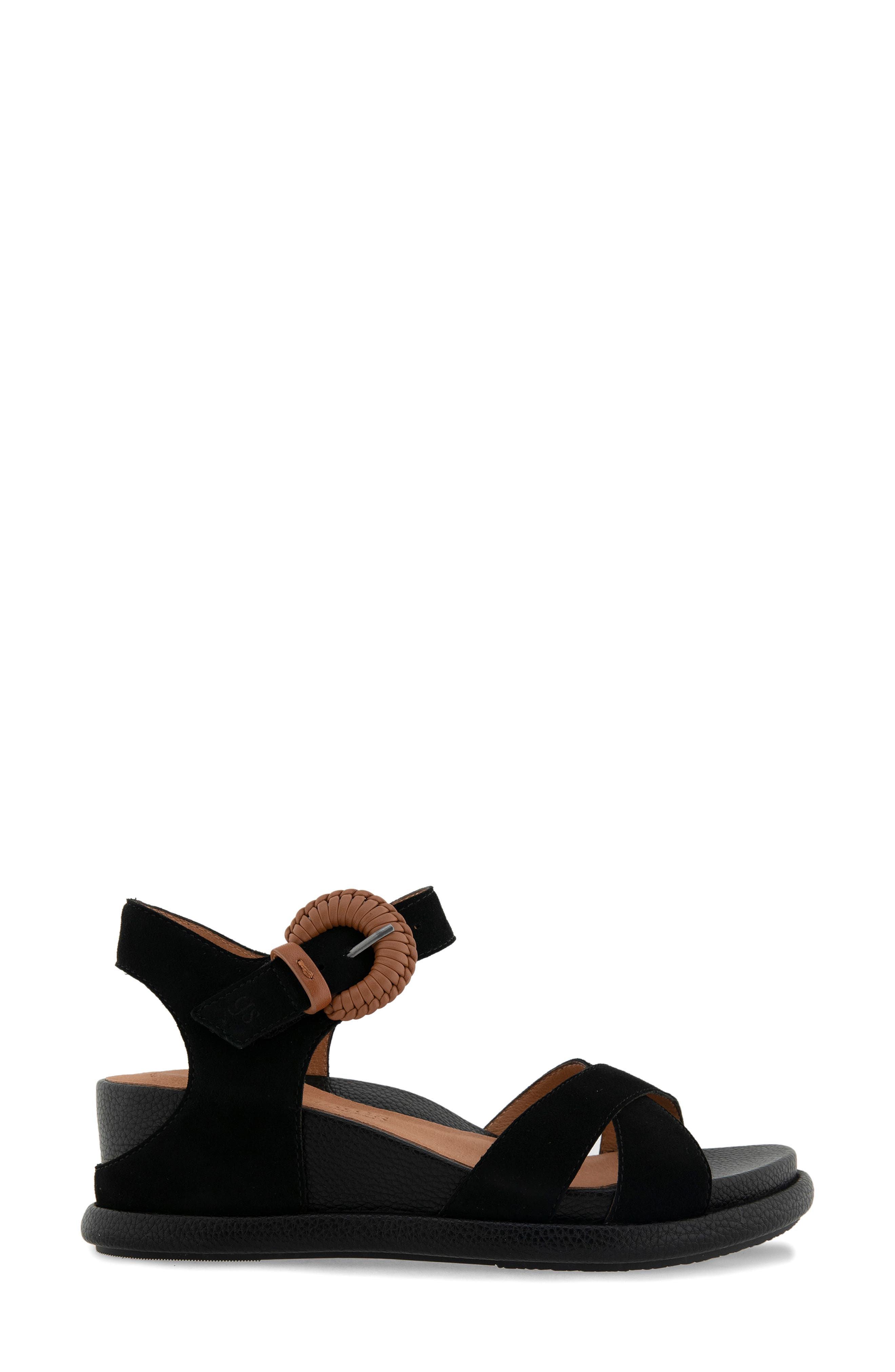 Gentle Souls Jaylee Ankle Strap Wedge Sandal, Alternate, color, 