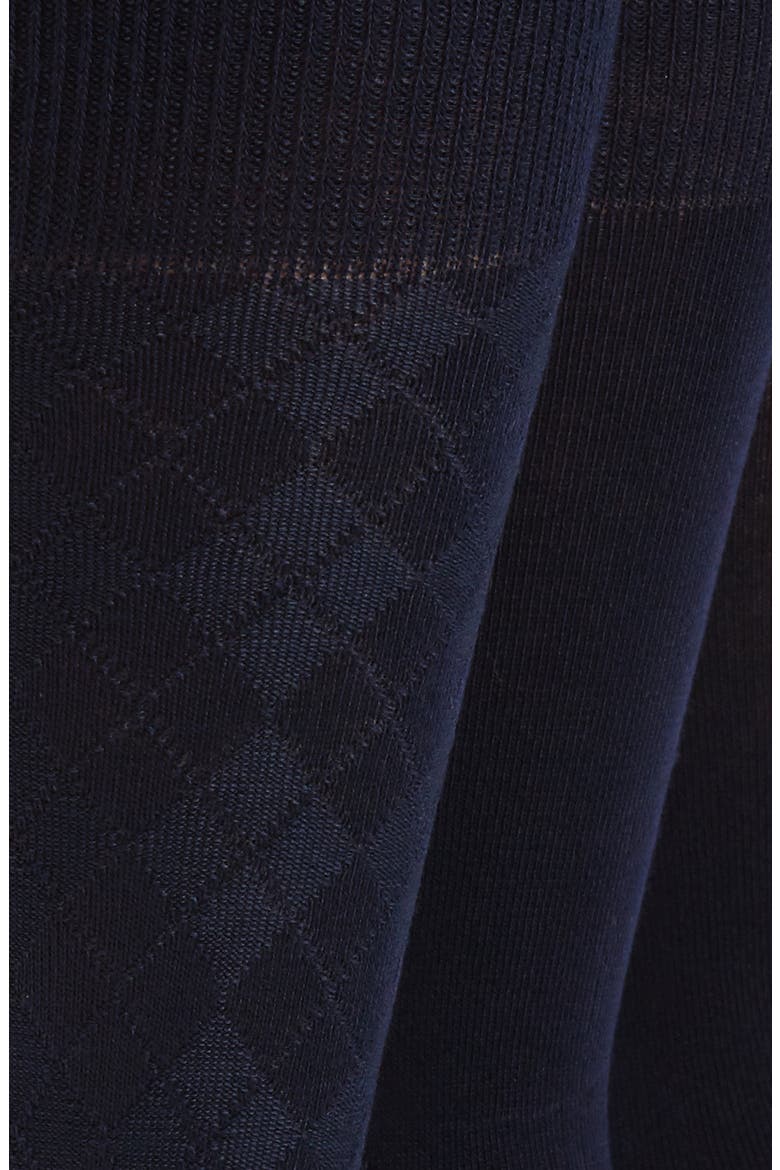 3-Pack Dress Socks, Alternate, color, NAVY