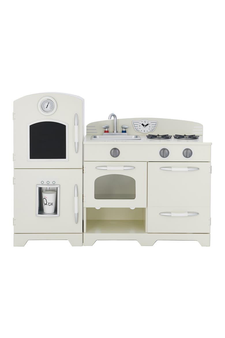Little Chef Fairfield Retro Play Kitchen, Main, color, WHITE