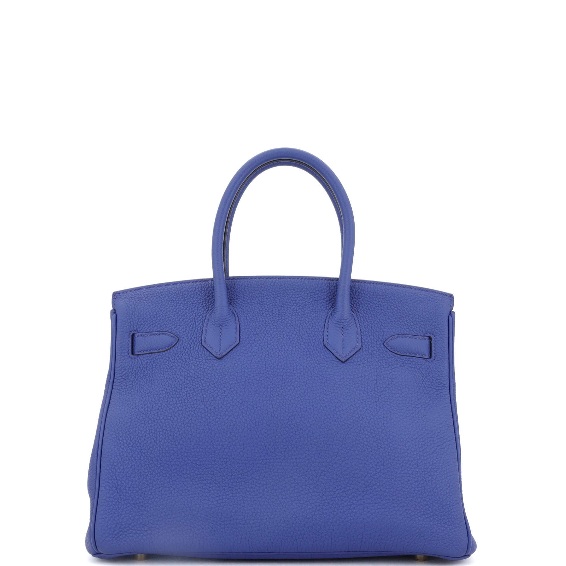 Pre-Owned Hermes Birkin Handbag Blue Togo with Gold Hardware 30, Alternate, color, Bleu Royal
