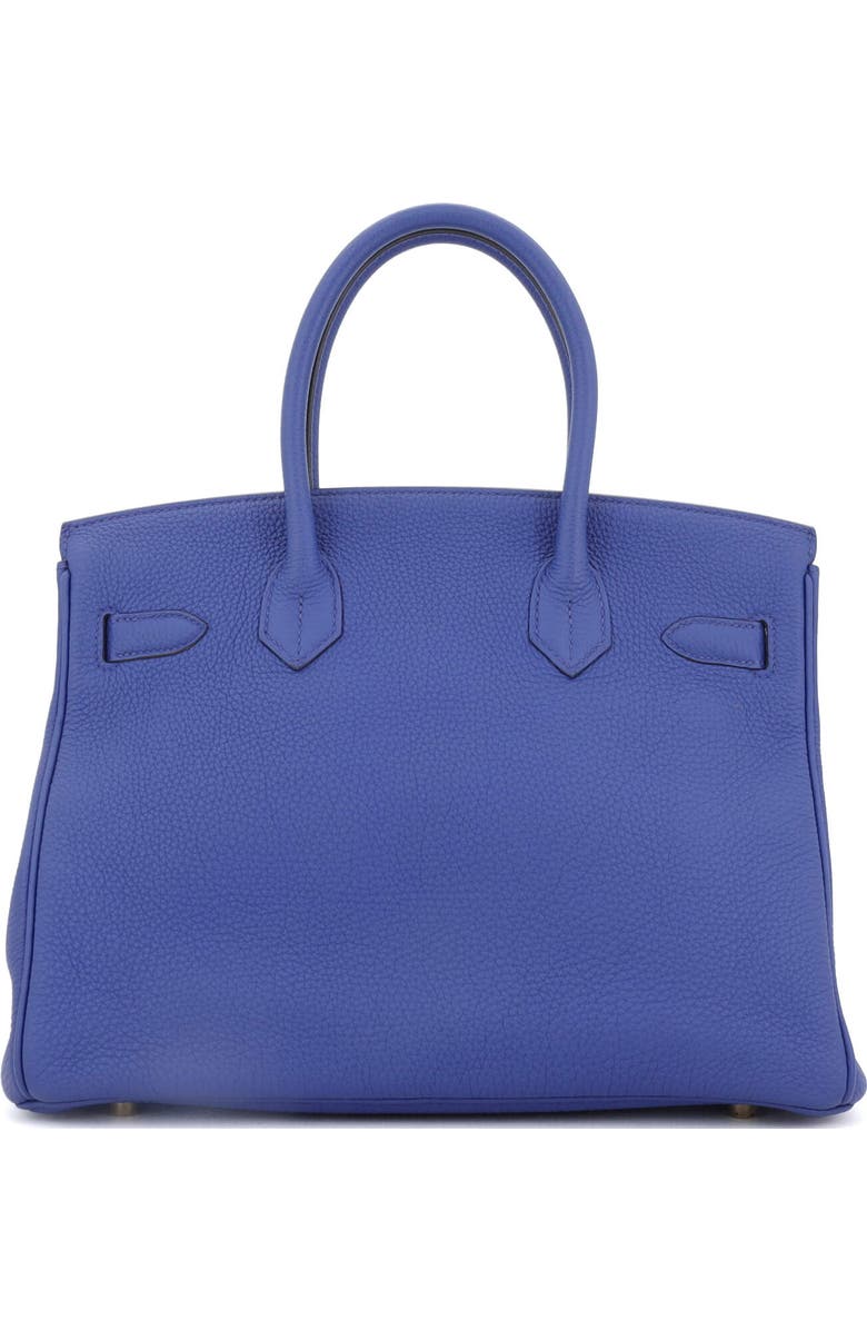 Pre-Owned Hermes Birkin Handbag Blue Togo with Gold Hardware 30, Alternate, color, Bleu Royal